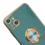 Free Air Ring Dark Green Chrome Case Iphone 15