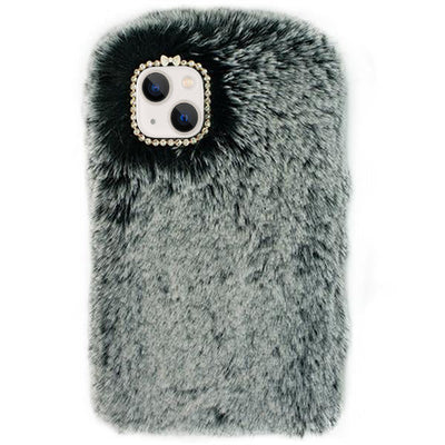 Fur Dark Grey Case Iphone 15