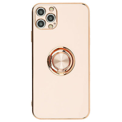 Free Air Ring Light Pink Chrome Case Iphone 15 Pro Max