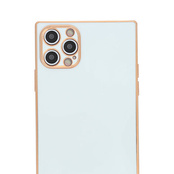 Free Air Box Square Skin White Case Iphone 15 Pro