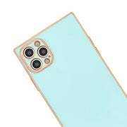 Free Air Box Square Skin Mint Case Iphone 15 Pro Max