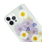 Real Flowers Purple Case IPhone 15 Pro Max
