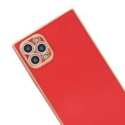 Free Air Box Square Skin Red Case Iphone 15 Pro