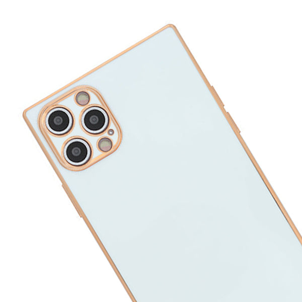 Free Air Box Square Skin White Case Iphone 15 Pro