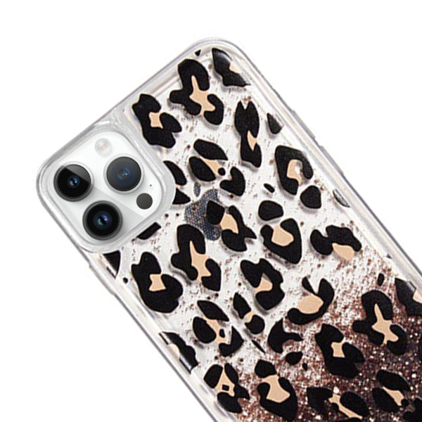 Leopard Liquid Case Iphone 15 Pro Max