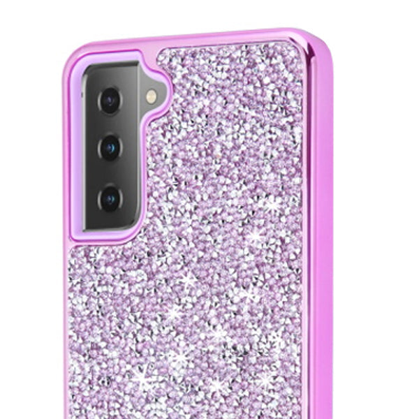Hybrid Bling Case Purple Samsung S23