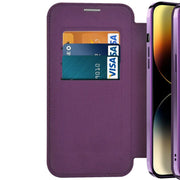 Magsafe Slim Wallet Case IPhone 15 Purple