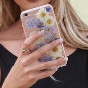 Real Flowers Purple Case Samsung S23