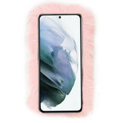 Fur Light Pink Case Samsung S23 Plus