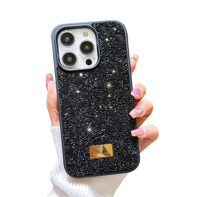 Magnetic Case For IPhone 15 Pro Case Glitter Sparkle With Stand Phone Case Compatible Magsafe Slim Shiny Luxury Plating Shockproof Protective Case Cover Iphon