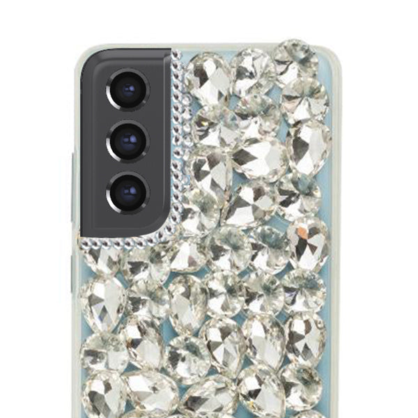 Handmade Bling Silver Case Samsung S21 FE