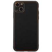 Leather Style Black Gold Case IPhone 13 Mini