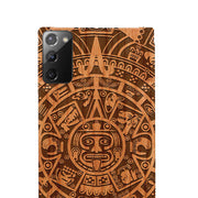 Mayan Calendar Aztec Wood Case Samsung Note 20
