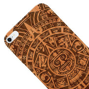 Mayan Calendar Aztec Wood Case Iphone 7/8