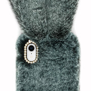 Bunny Fur Grey Case IPhone XR - Bling Cases.com