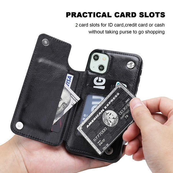 Bling Card Case Black Iphone 15 Plus