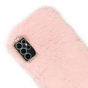 Fur Light Pink Case Samsung S24 Ultra