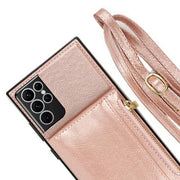 Crossbody Pouch Rose Gold Case Samsung S24 Ultra