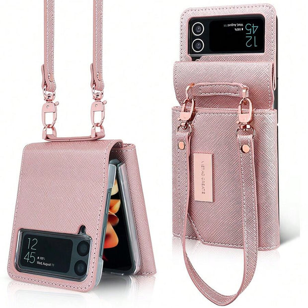 Rose Gold Wallet Pouch Vietao Case Samsung Z Flip 5