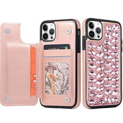 Bling Card Case Pink Iphone 15 Pro Max