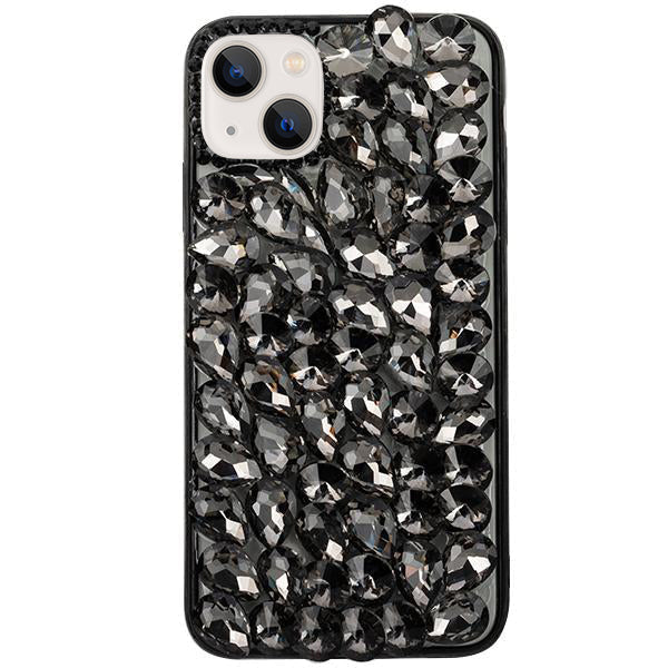 Handmade Bling Black Case IPhone 15 Plus Handmade Bling Black Case IPhone 15 Plus