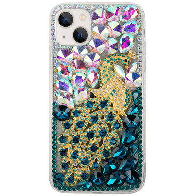 Handmade Peacock Bling Case IPhone 15