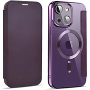 Magsafe Slim Wallet Case IPhone 14 Purple