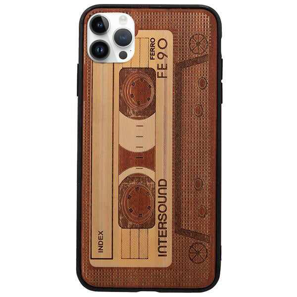 Real Wood Casette Iphone 15 Pro