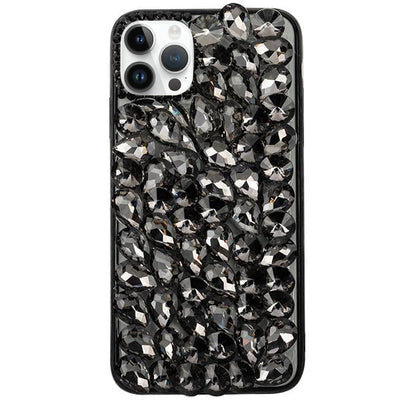 Handmade Bling Black Case IPhone 15 Pro Max