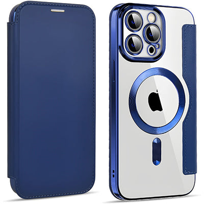 Magsafe Slim Wallet Case IPhone 13 Pro Max Dark Blue