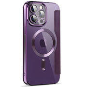 Magsafe Slim Wallet Case IPhone 15 Pro Purple