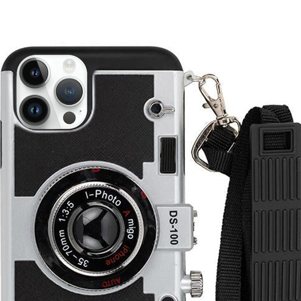 Camera Silver Case IPhone 16 Pro Max