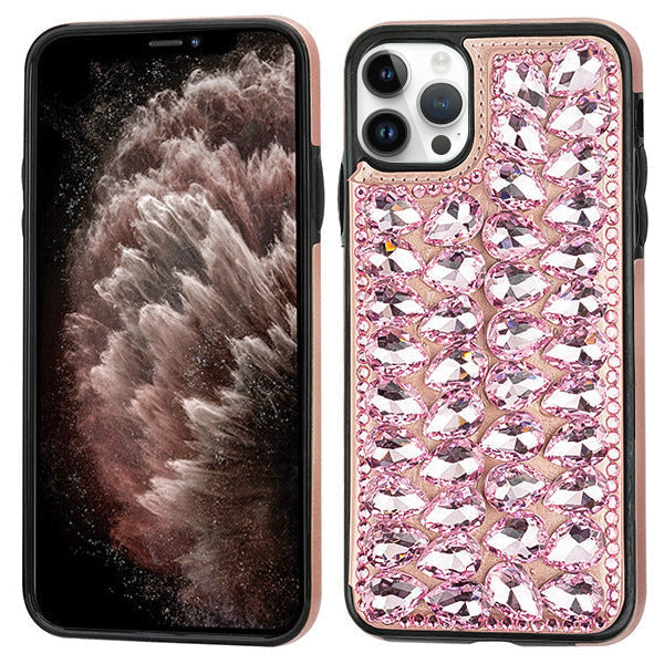 Bling Card Case Pink Iphone 15 Pro