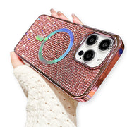 Pink Bling Rhinestone Magsafe Case Iphone 13 Pro