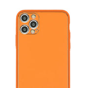 Leather Style Orange Gold Case Iphone 16 Pro