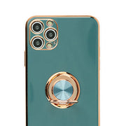 Free Air Ring Dark Green Chrome Case Iphone 15 Pro Max