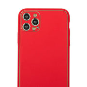 Leather Style Red Gold Case IPhone 16 Pro Max