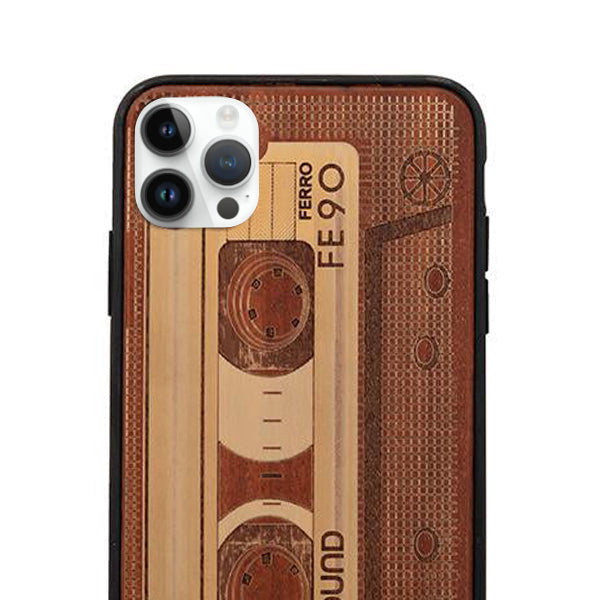 Real Wood Casette Iphone 15 Pro