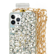 Handmade Bottle Bling Silver Case IPhone 15 Pro Max