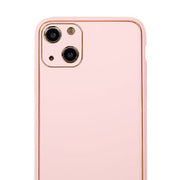 Leather Style Light Pink Gold Case IPhone 15 Plus
