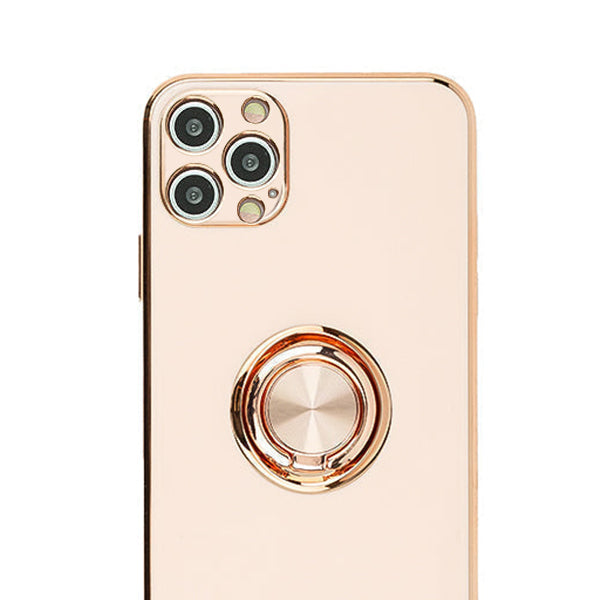 Free Air Ring Light Pink Chrome Case Iphone 15 Pro