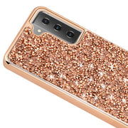 Hybrid Bling Case Rose Gold Samsung S23 Plus