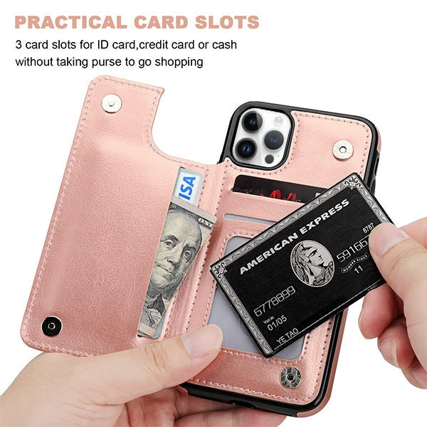 Book Card Rose Gold IPhone 15 Pro