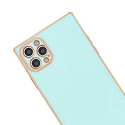 Free Air Box Square Skin Mint Case Iphone 15 Pro