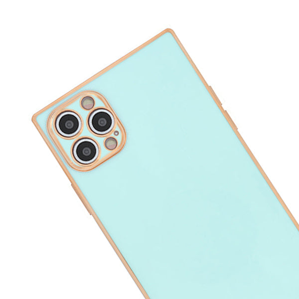 Free Air Box Square Skin Mint Case Iphone 15 Pro