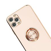 Free Air Ring Light Pink Chrome Case Iphone 15 Pro Max