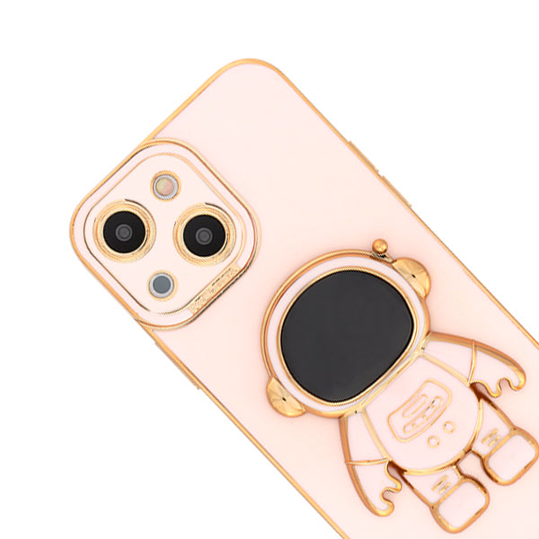 Astronaut 3D Pop Case Light Pink Iphone 15