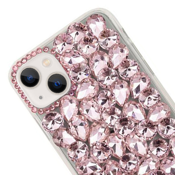 Handmade Bling Pink Case IPhone 15 Plus
