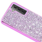 Hybrid Bling Case Purple Samsung S23