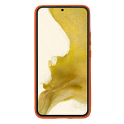 Leather Style Orange Gold Case Samsung S24 Plus